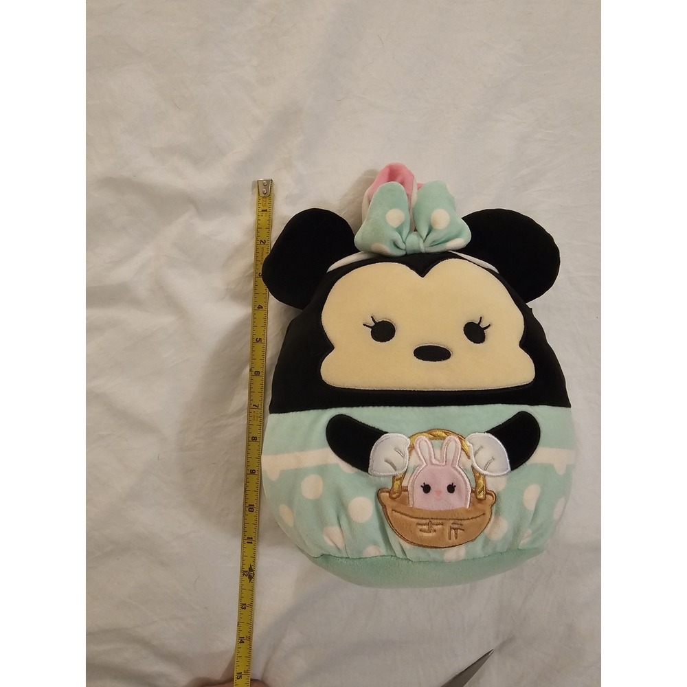 Squishmallows Disney Minnie Mouse Plush Easter Bunny Basket 10" Jazwares - Picture 5 of 5
